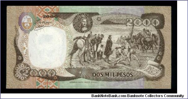 Banknote from Colombia year 1994