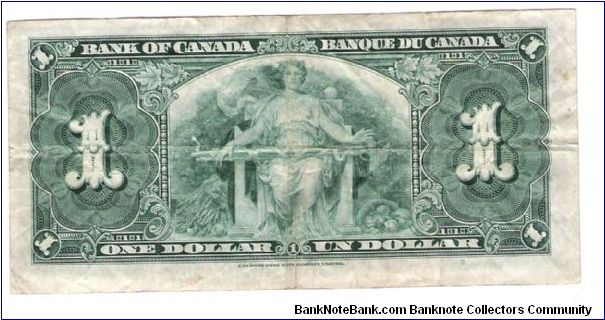 Banknote from Canada year 1937