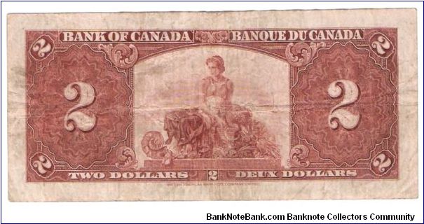 Banknote from Canada year 1937