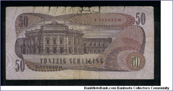 Banknote from Austria year 1970