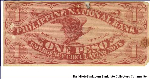 Banknote from Philippines year 1917