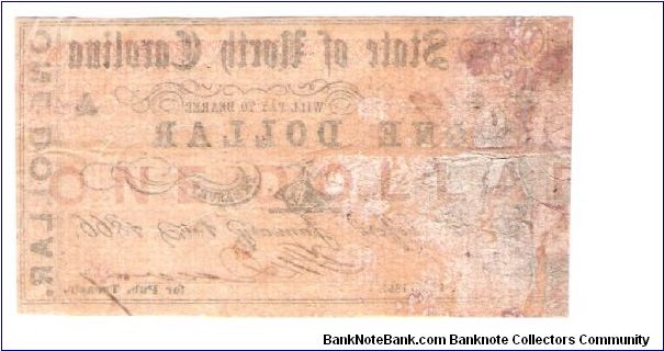 Banknote from USA year 1861