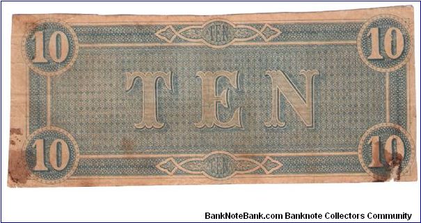 Banknote from USA year 1864