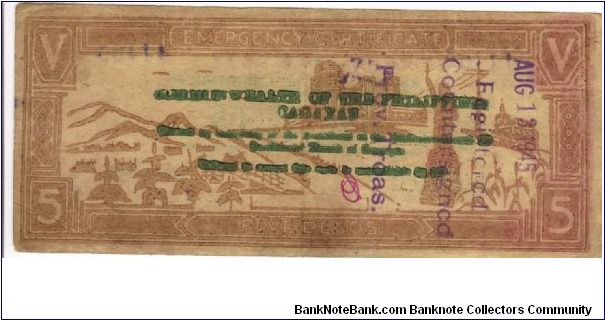 Banknote from Philippines year 1942