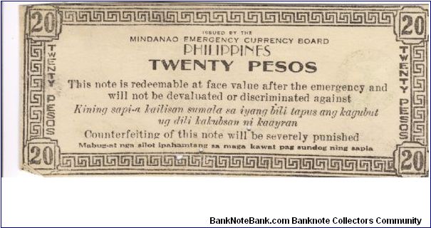 Banknote from Philippines year 1944