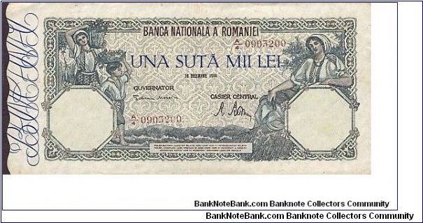 Una suta mii lei Banknote