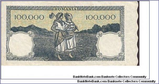 Banknote from Romania year 1946