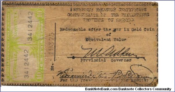 Banknote from Philippines year 1942