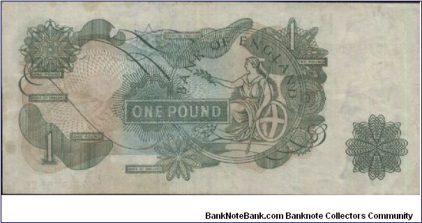 Banknote from United Kingdom year 1970