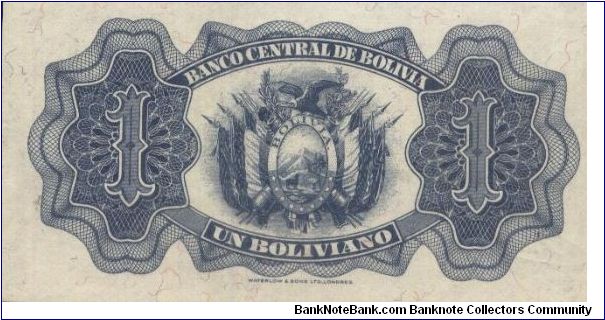 Banknote from Bolivia year 1928