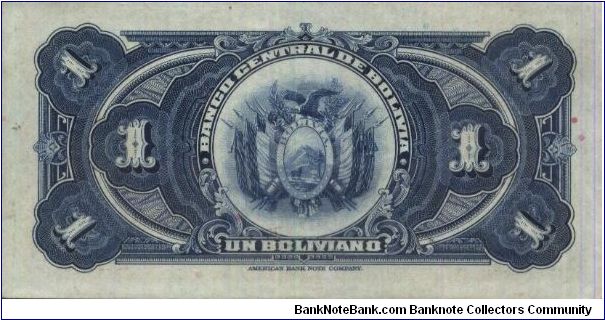 Banknote from Bolivia year 1928