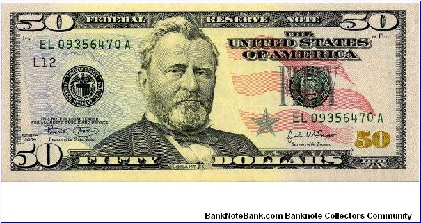 2004 $50 Note(AUNC) U.S.A. Banknote
