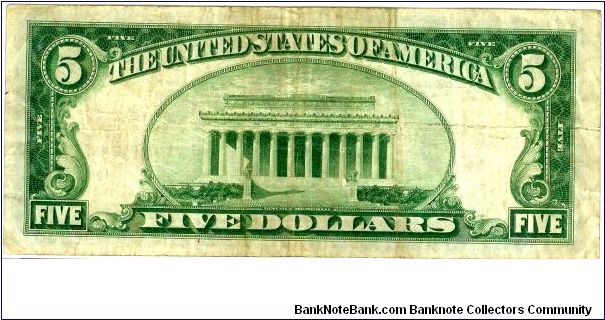 Banknote from USA year 1934