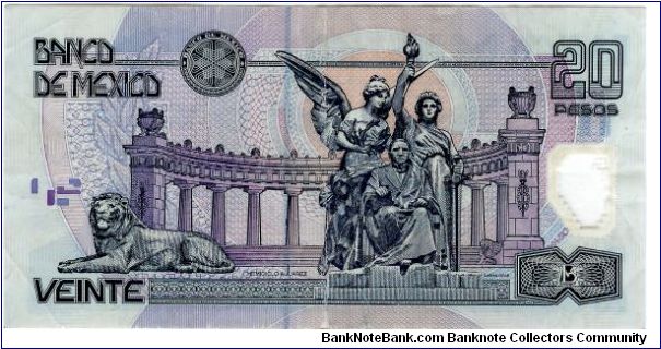 Banknote from Mexico year 2002