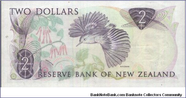 Banknote from New Zealand year 1985