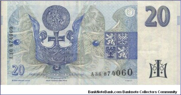 Banknote from Czech Republic year 1994