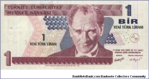 A Series no:A50 799308

1 Lirasi   

Turkiye Cumhuriyet Merkez Bankasi

Watermark:YES Banknote