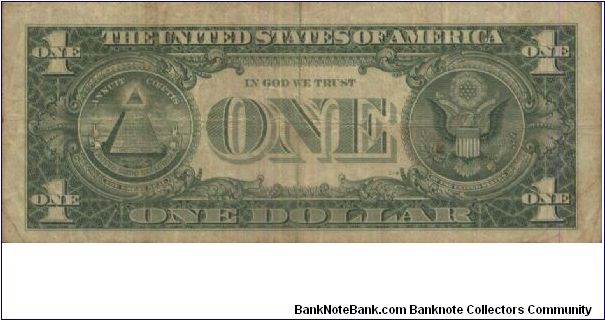 Banknote from USA year 1957