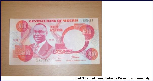 Ten Naira Banknote