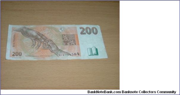 Banknote from Czech Republic year 1998