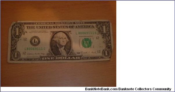 1 dollar-Federal Reserve Bank of San Francisco, California (1988 series) Banknote