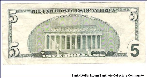 Banknote from USA year 2001