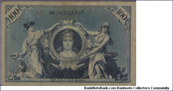 Banknote from Germany year 1908