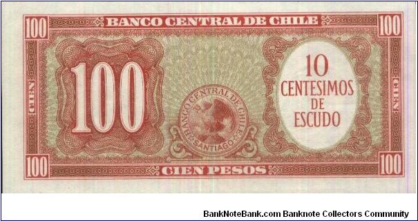 Banknote from Chile year 1962