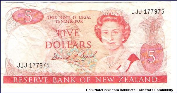 5 dollar new Zealand Note

 D.T. Brash (1989-1992).
Thanks for the info SAP-CCF forum

A gift from a Friend from Austrailia from the CCF Forum.
Thanks Steve Banknote