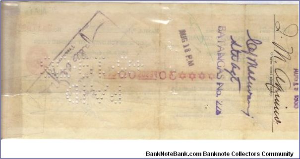 Banknote from Philippines year 1938