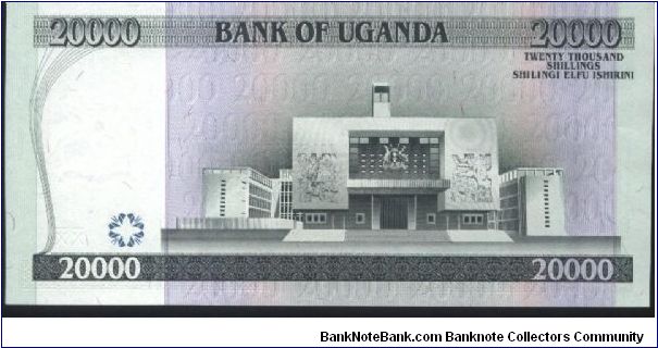 Banknote from Uganda year 2005