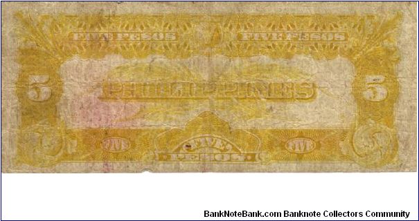 Banknote from Philippines year 1936