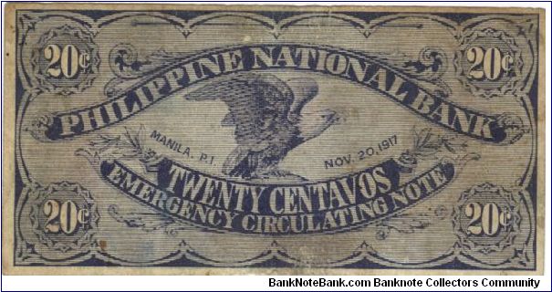 Banknote from Philippines year 1917