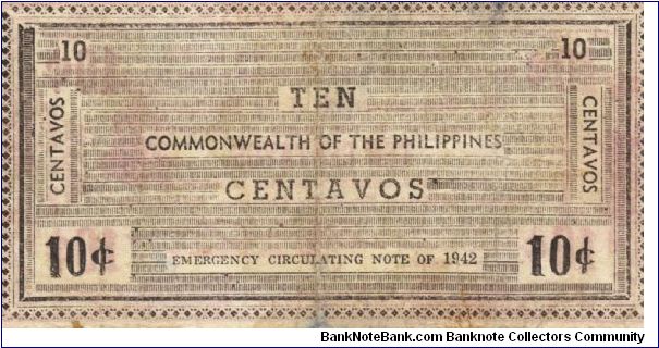 Banknote from Philippines year 1942