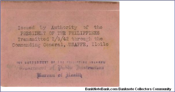 Banknote from Philippines year 1942