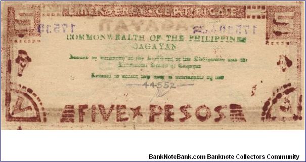 Banknote from Philippines year 1942