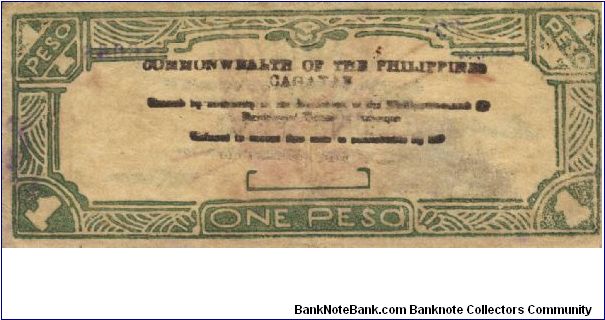 Banknote from Philippines year 1942