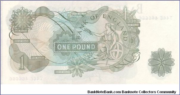 Banknote from United Kingdom year 1971