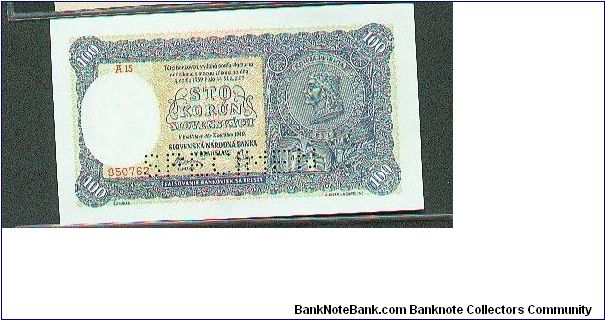 specimen Banknote