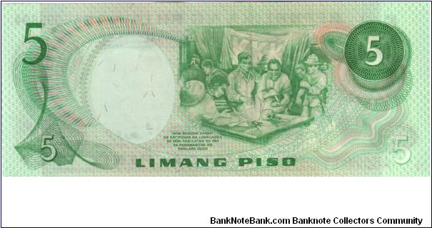 Banknote from Philippines year 1972