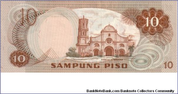 Banknote from Philippines year 1972