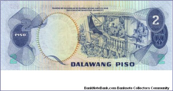 Banknote from Philippines year 1977