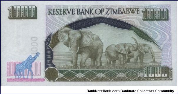 Banknote from Zimbabwe year 2003