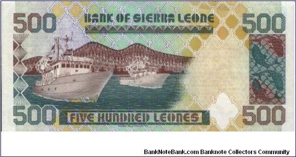 Banknote from Sierra Leone year 1998