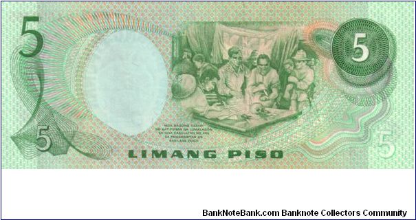 Banknote from Philippines year 1977