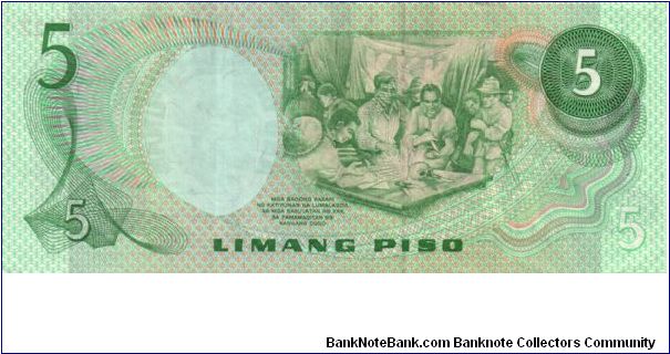 Banknote from Philippines year 1977