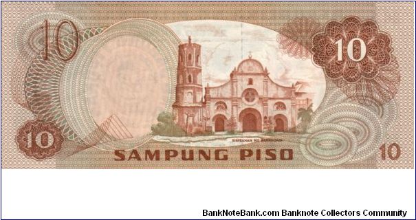 Banknote from Philippines year 1977