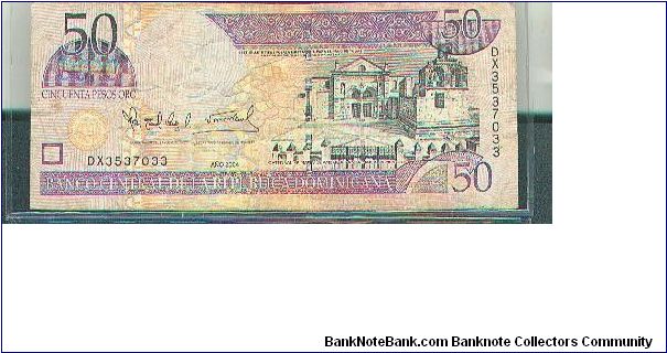 Brought back from the Dominican Republic, directly out of circulation, when a co-worker vacationed there. Banknote