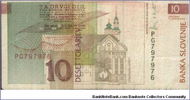 Banknote from Slovenia year 1992