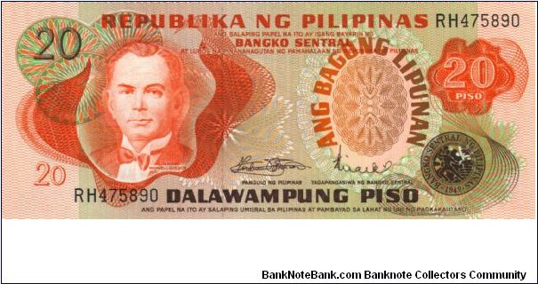 2nd A.B.L. SERIES 35b (p162a) Marcos-Licaros RH475890 Banknote